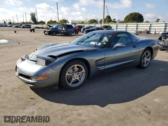 2003 Chevrolet Corvette with VIN 1G1YY22G435133247, listed as a Copart auction lot 85730074 with 115,143 mi miles and Salvage Title. Bid and sale history available at carsss.com. Image 1.