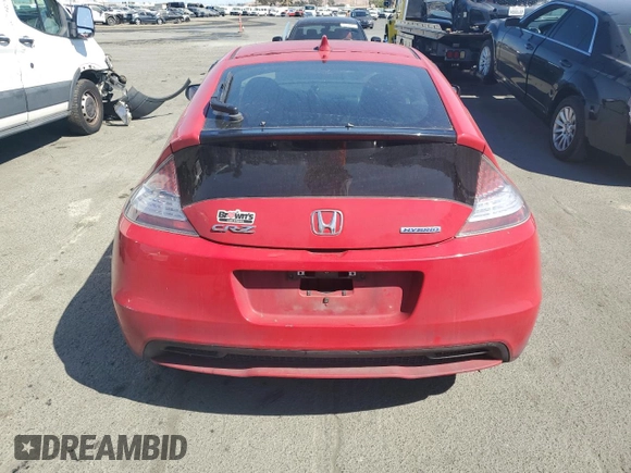 2014 Honda CR-Z EX with VIN JHMZF1D6XES002441, listed as a Copart auction lot 72538494 with 121,715 mi miles and Salvage Title. Bid and sale history available at DreamBid. Image 6.