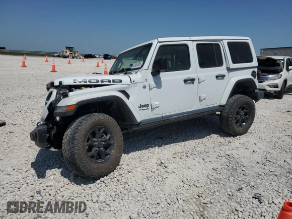 2018 Jeep Wrangler Unlimited Sahara with VIN 1C4HJXEG5JW294430, listed as a Copart auction lot 52487495 with 86,609 mi miles and Salvage title. Bid and sale history available at DreamBid. Image 1.