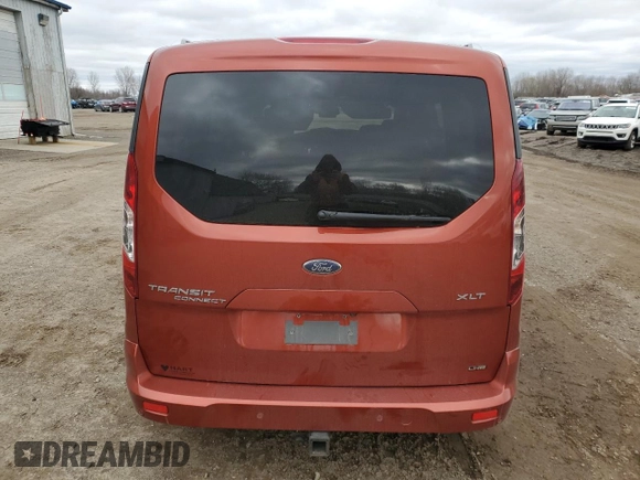 2022 Ford Transit Connect XLT with VIN NM0GE9F25N1509870, listed as a Copart auction lot 50624425 with 14,851 mi miles and Clean title. Bid and sale history available at DreamBid. Image 6.