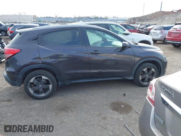 2018 Honda HR-V EX-L with VIN 3CZRU6H7XJM719006, listed as a IAAI auction lot 41333855 with 57,678 mi miles and . Bid and sale history available at carsss.com. Image 13.