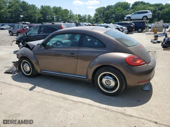 2012 Volkswagen Beetle 2.5L w/Sun PZEV with VIN 3VWJP7AT6CM606385, listed as a Copart auction lot 59566374 with 123,568 mi miles and Salvage Title. Bid and sale history available at carsss.com. Image 2.