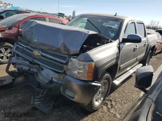 2013 Chevrolet Silverado 1500 LTZ with VIN 3GCPKTE73DG337084, listed as a Copart auction lot 44336985 with NaN miles and Salvage Title. Bid and sale history available at carsss.com. Image 1.