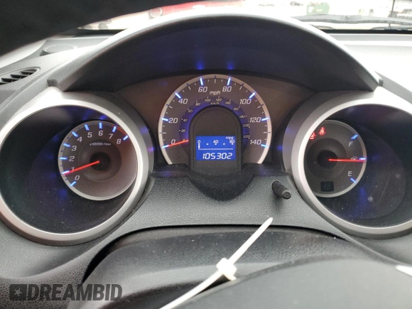 2010 Honda Fit Sport with VIN JHMGE8H40AS023997, listed as a Copart auction lot 53677065 with 105,302 mi miles and Salvage Title. Bid and sale history available at carsss.com. Image 9.