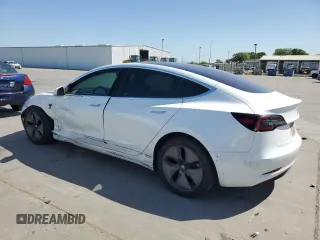 2018 Tesla Model 3 Long Range Battery with VIN 5YJ3E1EA3JF168661, listed as a Copart auction lot 53142155 with 175,389 mi miles and Salvage Title. Bid and sale history available at DreamBid. Image 2.