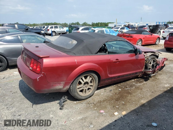 2007 Ford Mustang Deluxe with VIN 1ZVFT84N275255121, listed as a Copart auction lot 62544695 with 201,917 mi miles and Clean title. Bid and sale history available at DreamBid. Image 3.