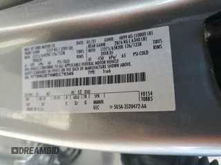 2021 Ford Super Duty F-250 SRW XL with VIN 1FT8W2BT8MEC78349, listed as a Copart auction lot 83420024 with 0 mi miles and Salvage Title. Bid and sale history available at carsss.com. Image 13.