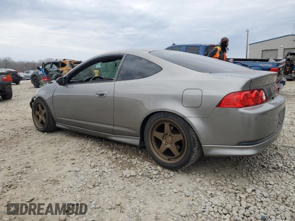 2006 Acura RSX Type-S Leather with VIN JH4DC53036S020336, listed as a Copart auction lot 47198475 with 107,500 mi miles and Salvage Title. Bid and sale history available at carsss.com. Image 2.