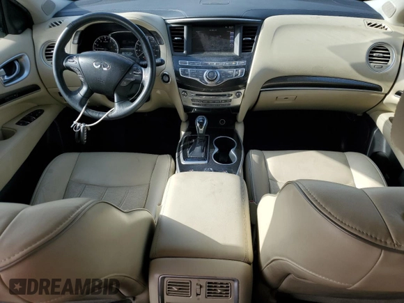 2017 Infiniti QX60 with VIN 5N1DL0MM6HC515158, listed as a Copart auction lot 56573325 with 107,132 mi miles and Clean Title. Bid and sale history available at DreamBid. Image 8.
