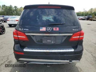 2019 Mercedes-Benz GLS 450 with VIN 4JGDF6EE3KB229380, listed as a Copart auction lot 55335245 with 107,130 mi miles and Salvage title. Bid and sale history available at DreamBid. Image 6.