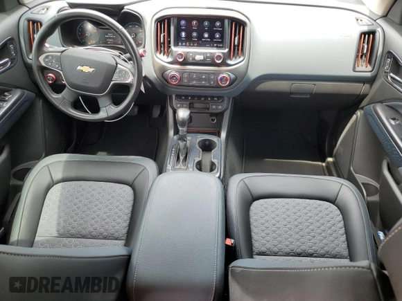 2022 Chevrolet Colorado 4WD Z71 with VIN 1GCGTDEN9N1268483, listed as a Copart auction lot 64638865 with 61,611 mi miles and Salvage title. Bid and sale history available at DreamBid. Image 8.