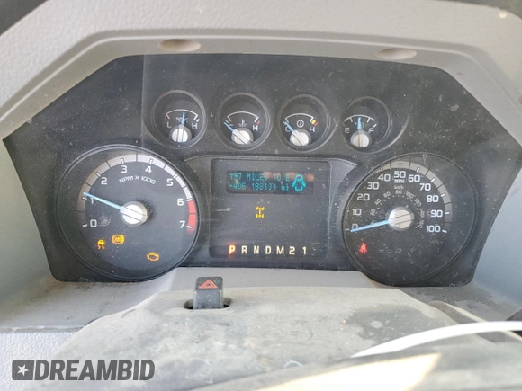 2012 Ford F-250 XL with VIN 1FT7W2A64CED22305, listed as a Copart auction lot 85163324 with 188,131 mi miles and Salvage title. Bid and sale history available at DreamBid. Image 9.