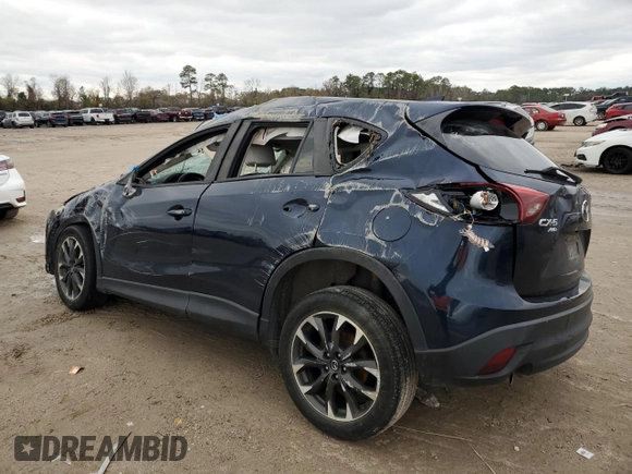 2016 Mazda CX-5 Grand Touring with VIN JM3KE4DY3G0797301, listed as a Copart auction lot 88356205 with Not Provided miles and Non Repairable. Bid and sale history available at carsss.com. Image 2.
