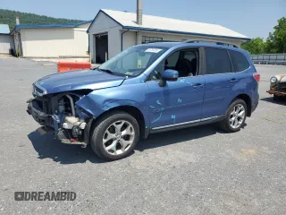 2018 Subaru Forester Touring z VIN JF2SJAWC9JH423015, wystawiony jako Copart lot #59755695 z przebiegiem 123 149 mil mil oraz Szkoda całkowita • Salvage title. Historia ofert i sprzedaży dostępna na DreamBid. Obrazek 1.