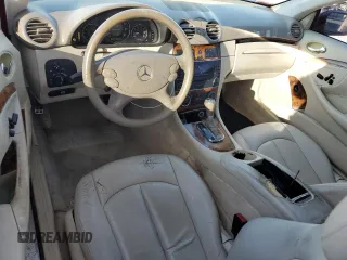 2007 Mercedes-Benz CLK 350 with VIN WDBTJ56H97F227410, listed as a Copart auction lot 44182255 with 211,780 mi miles and Salvage title. Bid and sale history available at DreamBid. Image 8.