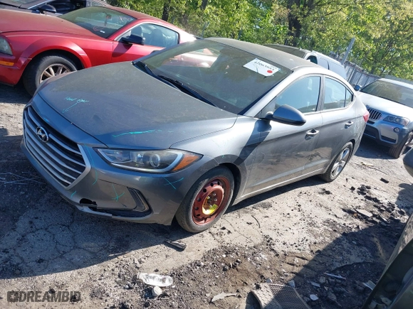 2017 Hyundai Elantra SE with VIN KMHD84LF1HU152645, listed as a IAAI auction lot 42063953 with 160,887 mi miles. Bid and sale history available at carsss.com. Image 17.