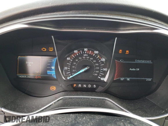 2017 Ford Fusion Titanium with VIN 3FA6P0D94HR183550, listed as a Copart auction lot 46148595 with 140,505 mi miles and Salvage title. Bid and sale history available at DreamBid. Image 9.