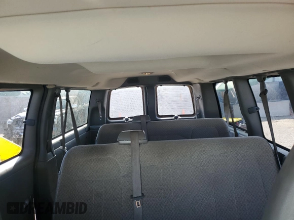 2015 Chevrolet Express Passenger 1LT with VIN 1GAZGYFG4F1173795, listed as a Copart auction lot 64620035 with Not provided miles and Clean title. Bid and sale history available at DreamBid. Image 10.