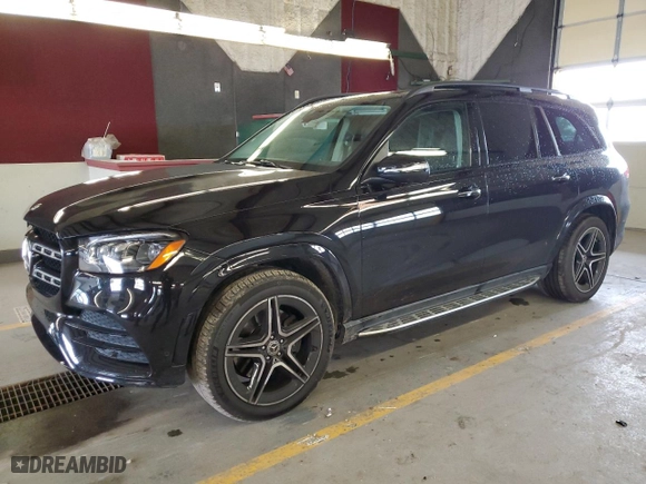 2020 Mercedes-Benz GLS with VIN 4JGFF8GE1LA270017, listed as a Copart auction lot 75921354 with 51,242 mi miles and Clean Title. Bid and sale history available at carsss.com. Image 1.