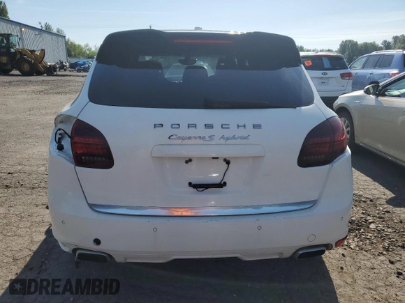 2012 Porsche Cayenne S Hybrid with VIN WP1AE2A25CLA90443, listed as a Copart auction lot 60108595 with 141,595 mi miles and Clean title. Bid and sale history available at DreamBid. Image 6.