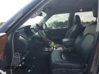 2019 Infiniti QX80 LUXE with VIN JN8AZ2NE3K9236932, listed as a Copart auction lot 70428804 with 82,166 mi miles and Salvage Title. Bid and sale history available at carsss.com. Image 7.
