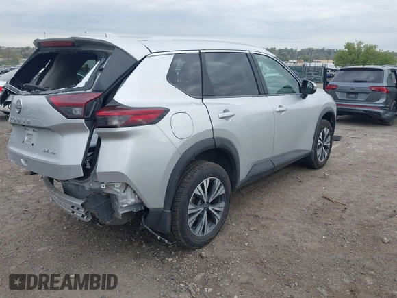2023 Nissan Rogue SV with VIN 5N1BT3BB5PC798144, listed as a IAAI auction lot 42073608 with 23,706 mi miles. Bid and sale history available at carsss.com. Image 4.