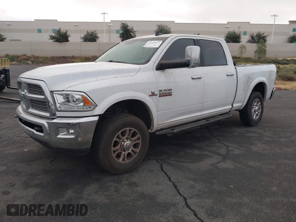 2017 Ram 2500 Laramie with VIN 3C6UR5FL9HG600438, listed as a IAAI auction lot 41243073 with 160,752 mi miles. Bid and sale history available at carsss.com. Image 2.
