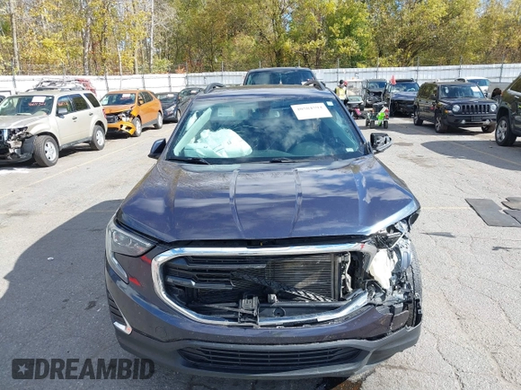 2018 GMC Terrain SLE with VIN 3GKALMEVXJL157227, listed as a IAAI auction lot 40584594 with 123,718 mi miles. Bid and sale history available at carsss.com. Image 12.