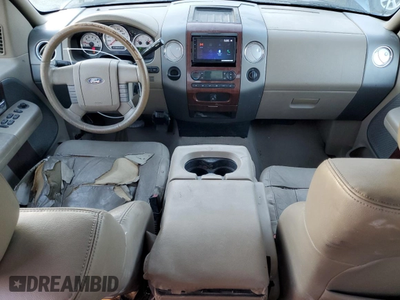 2007 Ford F-150 XLT with VIN 1FTPX12587FA77795, listed as a Copart auction lot 81786534 with 191,340 mi miles and Salvage Title. Bid and sale history available at carsss.com. Image 8.