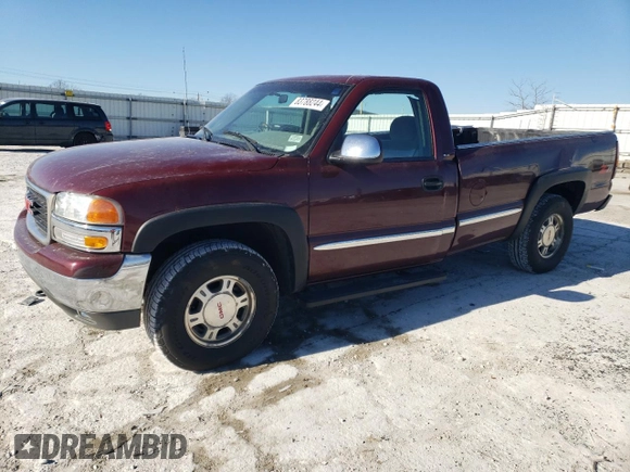 1999 GMC New Sierra 1500 SLE with VIN 1GTEK14TXXE533674, listed as a Copart auction lot 83788244 with 188,751 mi miles and Salvage Title. Bid and sale history available at carsss.com. Image 1.