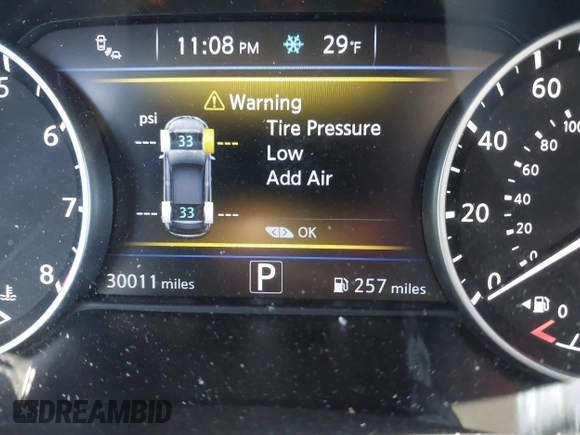 2020 Nissan Murano S with VIN 5N1AZ2AS7LN165553, listed as a IAAI auction lot 41350971 with 30,011 mi miles and . Bid and sale history available at DreamBid. Image 15.