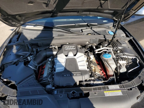 2015 Audi S5 Premium Plus with VIN WAUCGAFR8FA015141, listed as a Copart auction lot 47852075 with 76,513 mi miles and Salvage Title. Bid and sale history available at carsss.com. Image 11.