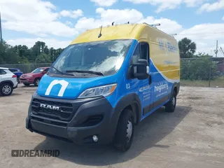 2023 Ram ProMaster Cargo with VIN 3C6LRVBG8PE548461, listed as a IAAI auction lot 42176460 with 32,791 mi miles. Bid and sale history available at carsss.com. Image 2.