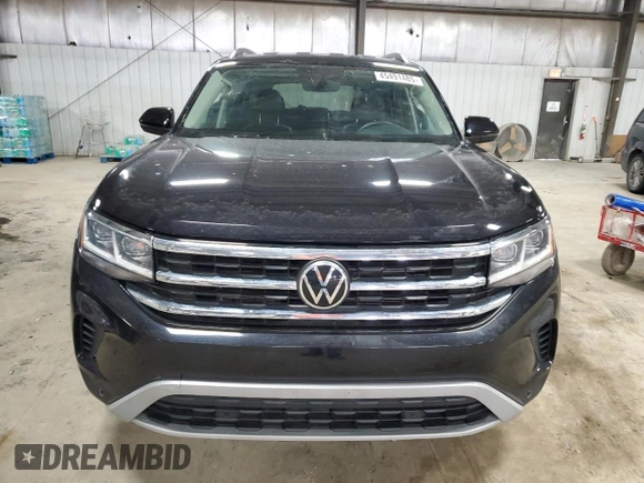 2021 Volkswagen Atlas SE with VIN 1V2HR2CA1MC538427, listed as a Copart auction lot 45491485 with 65,573 mi miles and Salvage title. Bid and sale history available at DreamBid. Image 5.