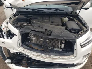 2018 Infiniti QX80 with VIN JN8AZ2NE7J9194411, listed as a Copart auction lot 58327864 with 0 mi miles and Salvage Title. Bid and sale history available at carsss.com. Image 12.