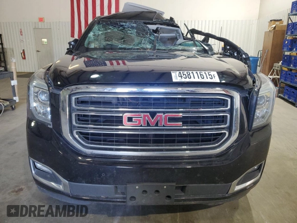 2019 GMC Yukon SLT with VIN 1GKS1BKC9KR361481, listed as a Copart auction lot 45811615 with 0 mi miles and Salvage Title. Bid and sale history available at carsss.com. Image 5.