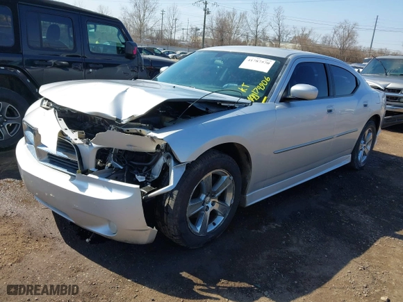 2010 Dodge Charger SXT with VIN 2B3CA3CV9AH177924, listed as a IAAI auction lot 41787570 with 174,906 mi miles. Bid and sale history available at carsss.com. Image 17.