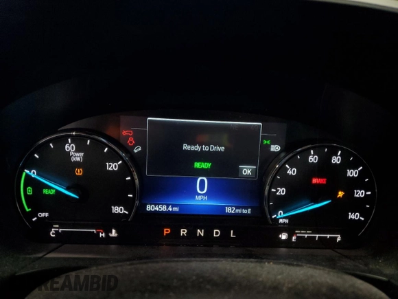 2021 Ford Escape SE Hybrid with VIN 1FMCU9BZ1MUA09687, listed as a Copart auction lot 53453505 with 80,458 mi miles and Salvage title. Bid and sale history available at DreamBid. Image 9.