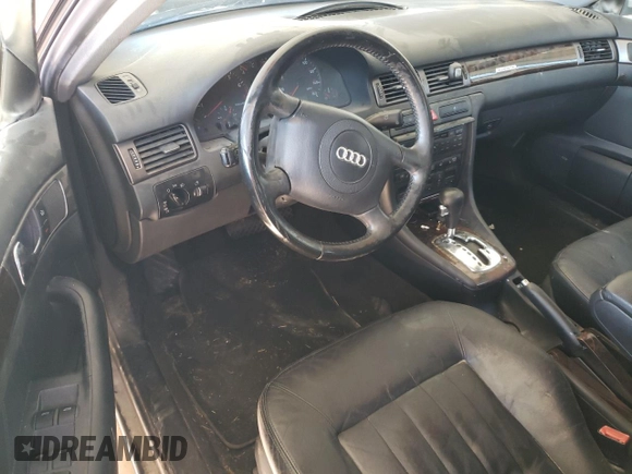1999 Audi A6 with VIN WAUBA24B3XN112167, listed as a Copart auction lot 80744854 with 205,998 mi miles and Salvage Title. Bid and sale history available at carsss.com. Image 8.
