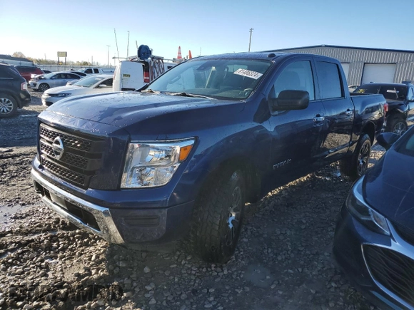 2021 Nissan Titan S with VIN 1N6AA1EC2MN528946, listed as a Copart auction lot 81486324 with 62,521 mi miles and Salvage title. Bid and sale history available at DreamBid. Image 1.