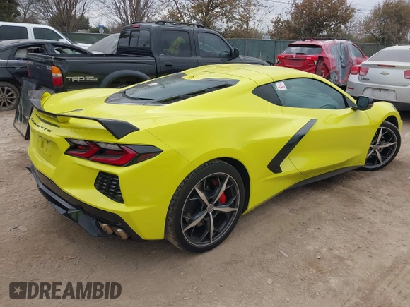 2022 Chevrolet Corvette 2LT z VIN 1G1YB2D42N5116714, wystawiony jako IAAI lot #41524905 z przebiegiem 12 312 mil mil oraz . Historia ofert i sprzedaży dostępna na DreamBid. Obrazek 4.