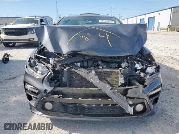 2021 Kia Forte LXS with VIN 3KPF24ADXME353971, listed as a Copart auction lot 57794745 with 51,638 mi miles and Salvage title. Bid and sale history available at DreamBid. Image 5.