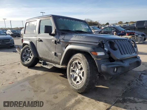 2021 Jeep Wrangler Sport with VIN 1C4GJXAN9MW520764, listed as a Copart auction lot 82429884 with Not Provided miles and Salvage Title. Bid and sale history available at DreamBid. Image 4.