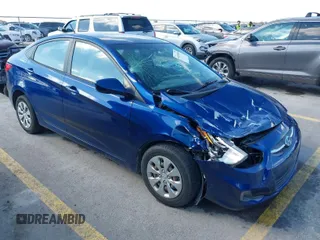 2017 Hyundai Accent SE z VIN KMHCT4AEXHU185499, wystawiony jako IAAI lot #41493046 z przebiegiem 76 191 mil mil oraz . Historia ofert i sprzedaży dostępna na DreamBid. Obrazek 1.