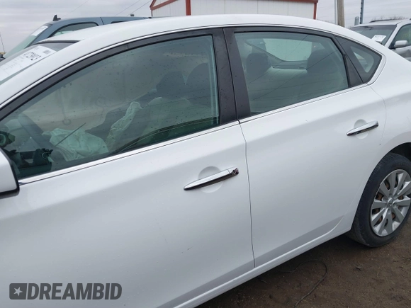 2017 Nissan Sentra SV with VIN 3N1AB7AP9HY312390, listed as a IAAI auction lot 41723913 with 119,391 mi miles. Bid and sale history available at carsss.com. Image 14.