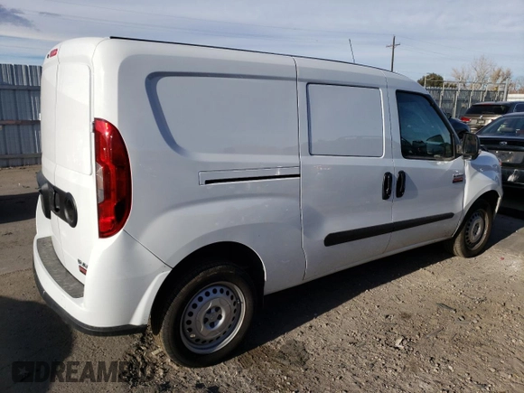 2022 Ram ProMaster City Cargo Tradesman with VIN ZFBHRFAB1N6Y55731, listed as a Copart auction lot 80916423 with 3,529 mi miles and . Bid and sale history available at DreamBid. Image 3.
