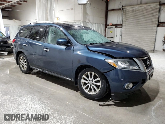 2016 Nissan Pathfinder Platinum with VIN 5N1AR2MM7GC601266, listed as a Copart auction lot 54527615 with 178,046 mi miles and Salvage Title. Bid and sale history available at carsss.com. Image 4.