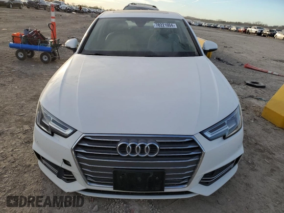 2017 Audi A4 Premium Plus with VIN WAULNAF49HN044735, listed as a Copart auction lot 78221004 with 82,535 mi miles and Salvage Title. Bid and sale history available at carsss.com. Image 5.