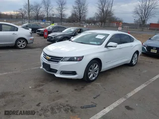 2019 Chevrolet Impala LT with VIN 2G11Z5SA6K9148202, listed as a IAAI auction lot 41666978 with 122,604 mi miles. Bid and sale history available at carsss.com. Image 2.