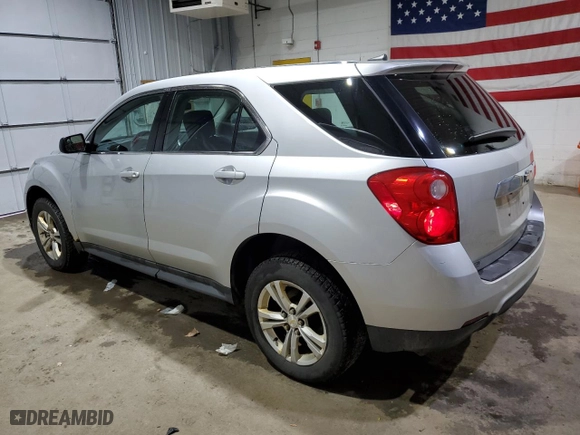 2013 Chevrolet Equinox LS with VIN 2GNALBEK5D1204537, listed as a Copart auction lot 49983505 with 169,480 mi miles and Clean Title. Bid and sale history available at carsss.com. Image 2.